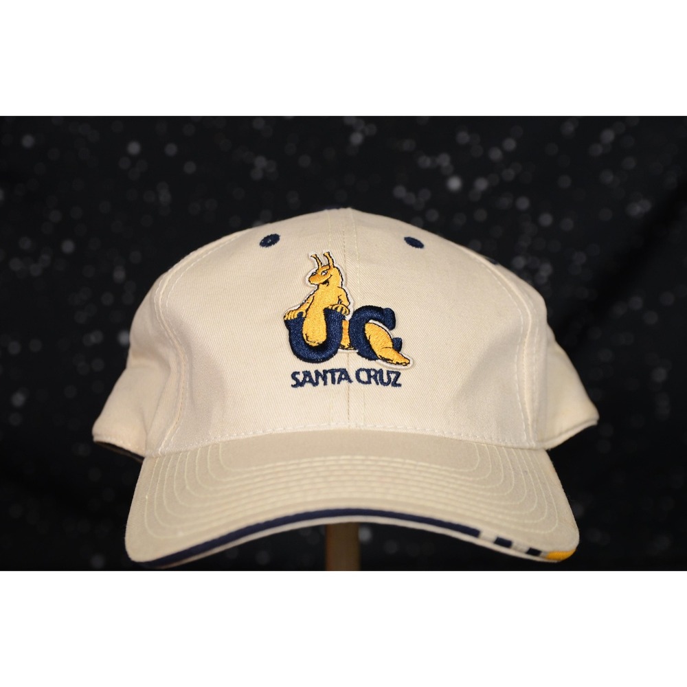 UC Santa Cruz Banana Slugs Hat Cap Strap Back Mens One Size Beige NCAA The Game